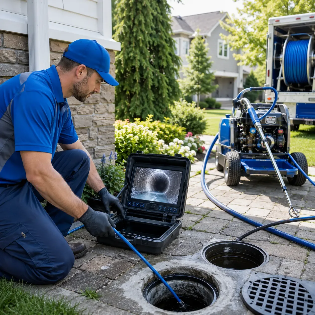 Outdoor drain cleaning professionals serving Henlawson, WV