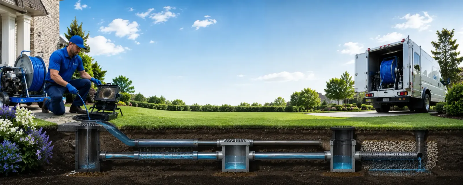 Outdoor drain cleaning information for Henlawson, WV